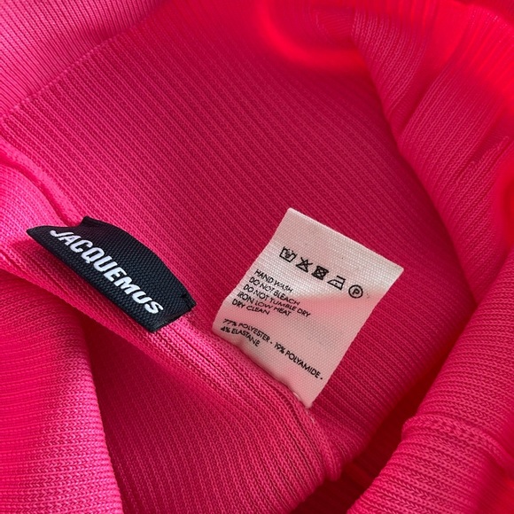 Jacquemus pink le papier le short lucca shorts - Picture 5 of 7